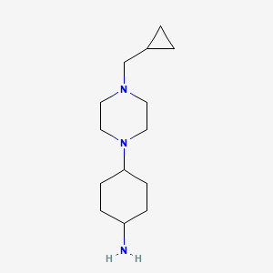 trans-4-(4-(Cyclopropylmethyl)piperazin-1-yl)cyclohexanamine