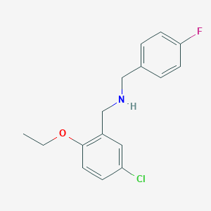 N-(5-chloro-2-ethoxybenzyl)-N-(4-fluorobenzyl)amine