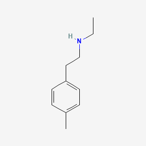 molecular formula C11H17N B3153312 N-Ethyl-N-[2-(4-methylphenyl)ethyl]amine CAS No. 756507-48-9