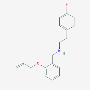 2-(4-fluorophenyl)-N-[(2-prop-2-enoxyphenyl)methyl]ethanamine