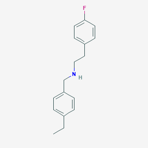 N-(4-ethylbenzyl)-N-[2-(4-fluorophenyl)ethyl]amine