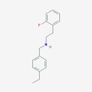 N-(4-ethylbenzyl)-N-[2-(2-fluorophenyl)ethyl]amine