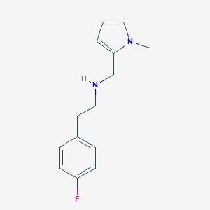 N-[2-(4-fluorophenyl)ethyl]-N-[(1-methyl-1H-pyrrol-2-yl)methyl]amine