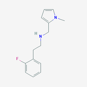 2-(2-fluorophenyl)-N-[(1-methylpyrrol-2-yl)methyl]ethanamine