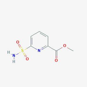 molecular formula C7H8N2O4S B3153473 methyl 6-sulfamoylpyridine-2-carboxylate CAS No. 75903-52-5