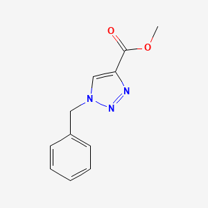 molecular formula C11H11N3O2 B3153512 methyl 1-benzyl-1H-1,2,3-triazole-4-carboxylate CAS No. 76003-76-4