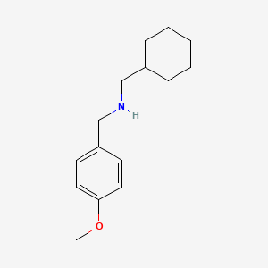 1-cyclohexyl-N-[(4-methoxyphenyl)methyl]methanamine