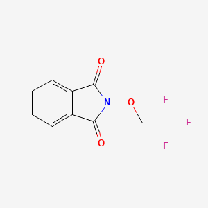 molecular formula C10H6F3NO3 B3153531 N-(2,2,2-trifluoroethoxy)phthalimide CAS No. 76029-67-9