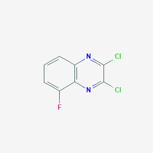 molecular formula C8H3Cl2FN2 B3153549 2,3-Dichloro-5-fluoroquinoxaline CAS No. 76089-03-7