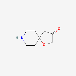 molecular formula C8H13NO2 B3153561 1-Oxa-8-azaspiro[4.5]decan-3-one CAS No. 760912-99-0