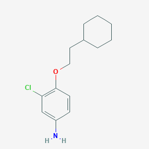 3-Chloro-4-(2-cyclohexylethoxy)aniline