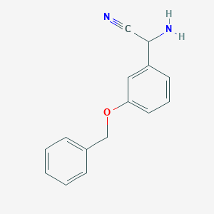 Amino[3-(benzyloxy)phenyl]acetonitrile