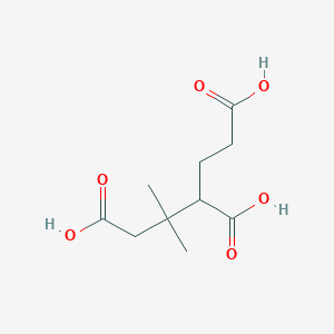 molecular formula C10H16O6 B031538 2,2-Dimethylpentane-1,3,5-tricarboxylic acid CAS No. 62934-90-1