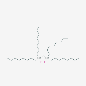 molecular formula C33H70F2Sn2 B3153881 Bis(fluorodioctylstannyl)methane CAS No. 767355-17-9