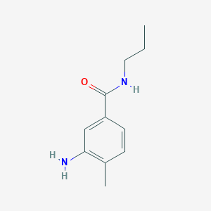 B3153899 3-Amino-4-methyl-N-propylbenzamide CAS No. 76765-61-2