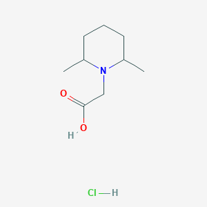 (2,6-Dimethylpiperidin-1-yl)acetic acid hydrochloride