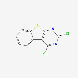 molecular formula C10H4Cl2N2S B3153933 2,4-Dichlorobenzo[4,5]thieno[2,3-d]pyrimidine CAS No. 76872-40-7