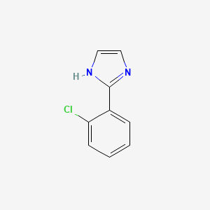 molecular formula C9H7ClN2 B3153937 2-(2-Chlorophenyl)imidazole CAS No. 76875-22-4