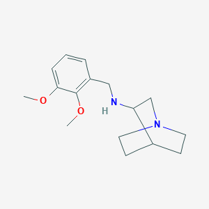 molecular formula C16H24N2O2 B315397 N-[(2,3-dimethoxyphenyl)methyl]-1-azabicyclo[2.2.2]octan-3-amine 