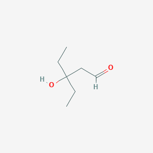 3-Ethyl-3-hydroxypentanal