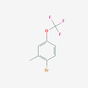 molecular formula C8H6BrF3O B031540 1-Bromo-2-methyl-4-(trifluoromethoxy)benzene CAS No. 261951-96-6