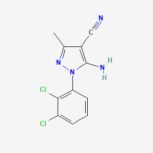 5-Amino-1-(2,3-dichlorophenyl)-3-methyl-1H-pyrazole-4-carbonitrile