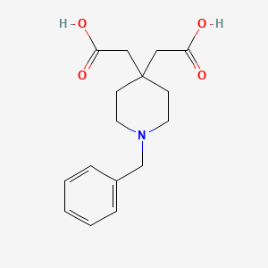 molecular formula C16H21NO4 B3154007 2,2'-(1-Benzylpiperidine-4,4-diyl)diacetic acid CAS No. 769901-73-7