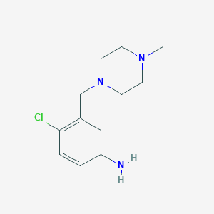 1-(2-Chloro-5-amino-benzyl)-4-methylpiperazine