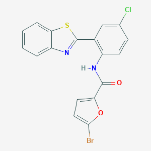 N-[2-(1,3-benzothiazol-2-yl)-4-chlorophenyl]-5-bromo-2-furamide