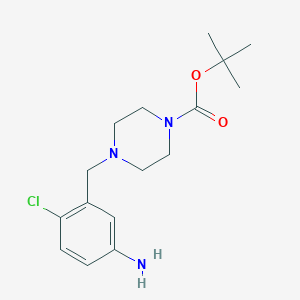 Tert-butyl 4-[(5-amino-2-chlorophenyl)methyl]piperazine-1-carboxylate