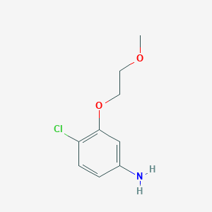 4-Chloro-3-(2-methoxyethoxy)aniline