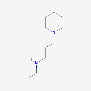 molecular formula C10H22N2 B3154048 N-Ethyl-3-(1-piperidinyl)-1-propanamine CAS No. 77052-06-3