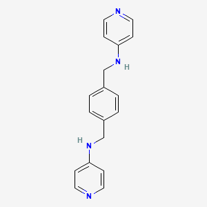N,N'-(1,4-Phenylenebis(methylene))bis(pyridin-4-amine)