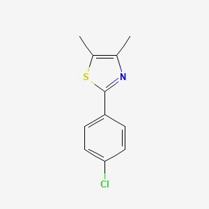 2-(4-Chlorophenyl)-4,5-dimethylthiazole