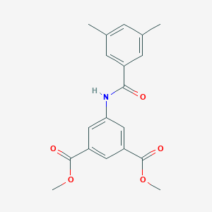 molecular formula C19H19NO5 B315409 Dimethyl 5-[(3,5-dimethylbenzoyl)amino]isophthalate 
