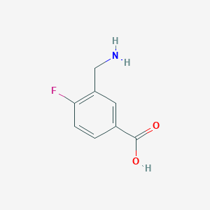3-(Aminomethyl)-4-fluorobenzoic acid