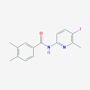 N-(5-iodo-6-methylpyridin-2-yl)-3,4-dimethylbenzamide