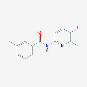 N-(5-iodo-6-methylpyridin-2-yl)-3-methylbenzamide