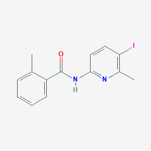 N-(5-iodo-6-methylpyridin-2-yl)-2-methylbenzamide