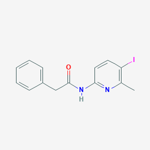 N-(5-iodo-6-methylpyridin-2-yl)-2-phenylacetamide