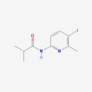 N-(5-iodo-6-methylpyridin-2-yl)-2-methylpropanamide