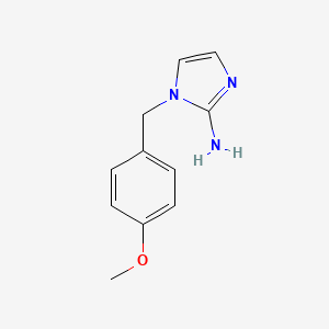 molecular formula C11H13N3O B3154192 1-(4-Methoxybenzyl)-1H-imidazol-2-amine CAS No. 773019-75-3