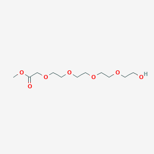 molecular formula C11H22O7 B3154197 Hydroxy-PEG4-methyl acetate CAS No. 77303-64-1