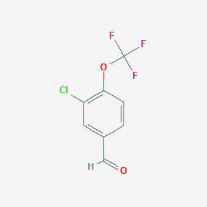 molecular formula C8H4ClF3O2 B031543 3-Chloro-4-(trifluoromethoxy)benzaldehyde CAS No. 83279-39-4
