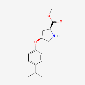 Methyl (2S,4S)-4-(4-isopropylphenoxy)-2-pyrrolidinecarboxylate