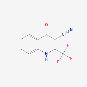 4-Hydroxy-2-(trifluoromethyl)quinoline-3-carbonitrile