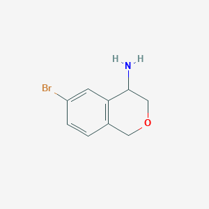 6-Bromo-3,4-dihydro-1H-isochromen-4-amine