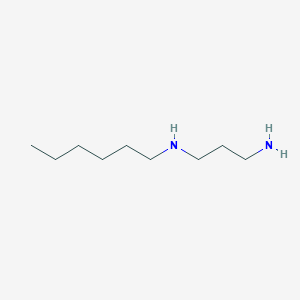 molecular formula C9H22N2 B3154392 n-Hexyl-1,3-propanediamine CAS No. 7748-29-0