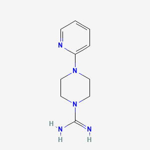 molecular formula C10H15N5 B3154461 4-Pyridin-2-ylpiperazine-1-carboximidamide CAS No. 77723-14-9