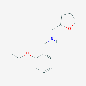 molecular formula C14H21NO2 B315448 N-(2-Ethoxybenzyl)-1-(tetrahydrofuran-2-yl)methanamine 